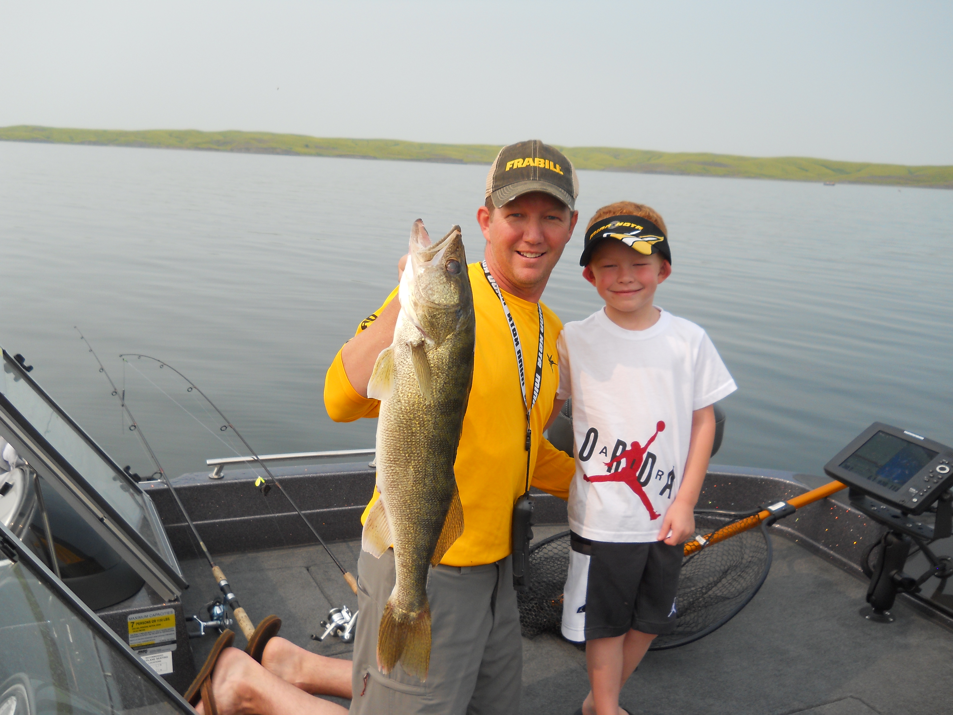 Lake Oahe Mid-Summer Walleyes By Eric Brandreit