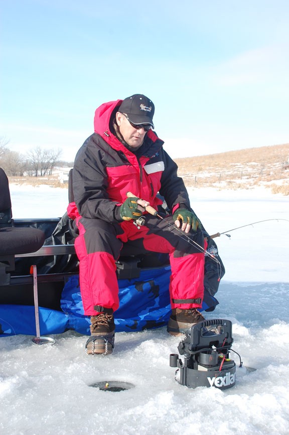 Gary- Ice fishing Dixon County