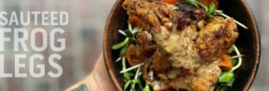 OUTDOOR EDGE-WILD GAME WEDNESDAY-FROG LEGS, NOT JUST FOR THE FRENCH BY CHEF TORI LOOMIS